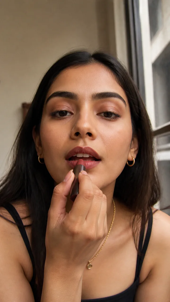 Vitamin C serum AM routine
